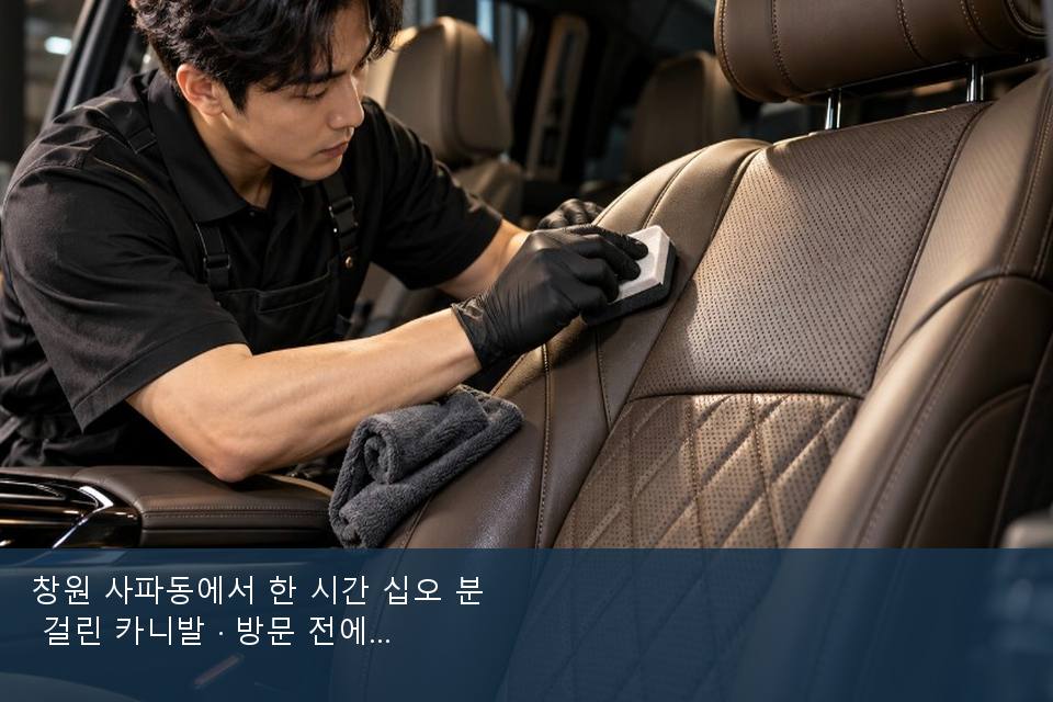 창원 사파동에서 한 시간 십오 분 걸린 카니발 · 방문 전에 확인한 것